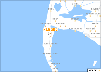 Klegod (Denmark) map - nona.net