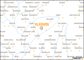 map of Klegung