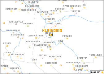 map of Kleidoniá