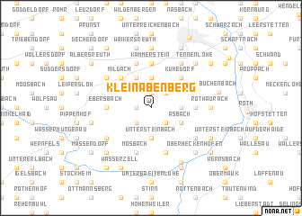 map of Kleinabenberg