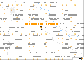 map of Kleinalfalterbach