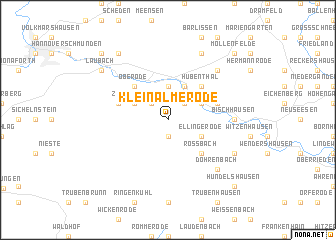 map of Kleinalmerode