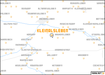 map of Kleinalsleben