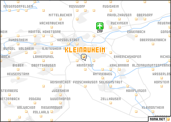 map of Klein-Auheim