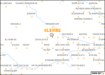 map of Kleinau