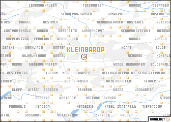 map of Kleinbarop