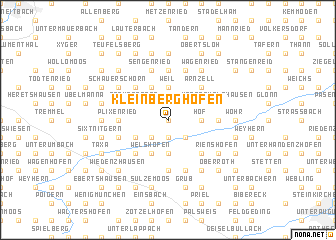 map of Kleinberghofen