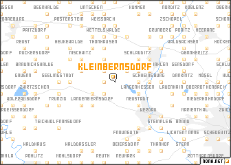 map of Kleinbernsdorf