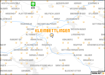 map of Kleinbettlingen