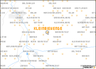 map of Klein Biewende