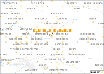 map of Kleinblankenbach