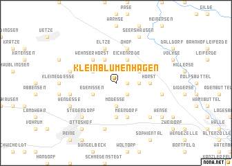 map of Klein Blumenhagen