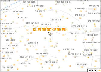 map of Kleinbockenheim