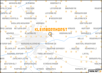 map of Klein Bornhorst