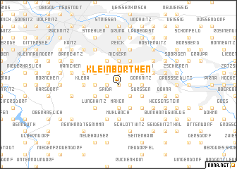 map of Kleinborthen