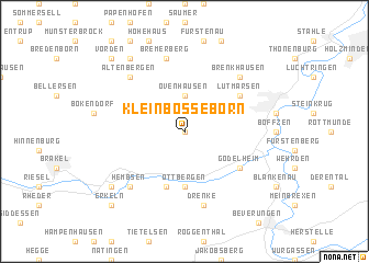 map of Klein Bosseborn