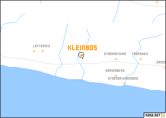 map of Kleinbos