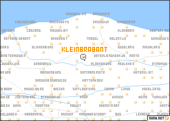 map of Klein-Brabant