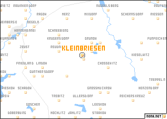 map of Klein Briesen