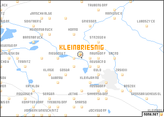 map of Klein Briesnig