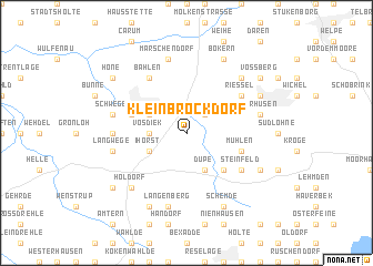 map of Klein Brockdorf