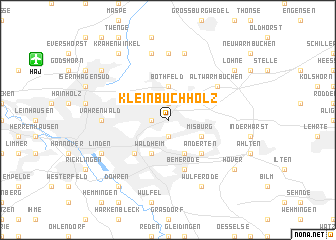 map of Klein Buchholz