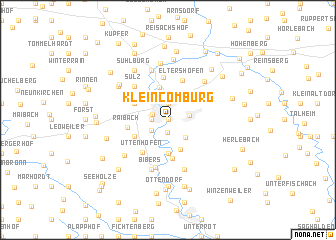 map of Kleincomburg