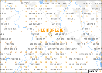 map of Kleindalzig