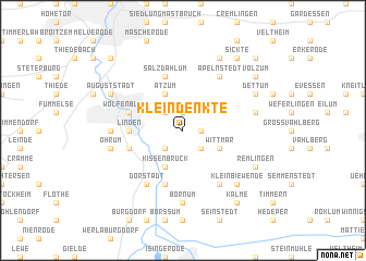 map of Klein Denkte