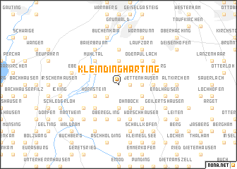 map of Kleindingharting