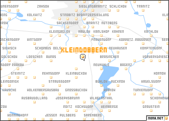 map of Klein Döbbern