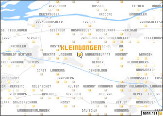 map of Klein-Dongen