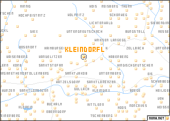 map of Kleindörfl