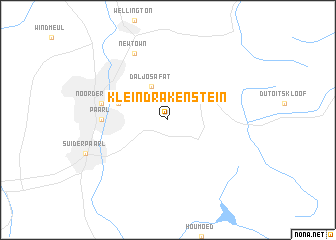 map of Klein-Drakenstein