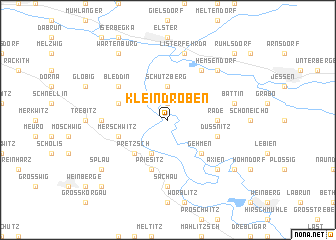 map of Kleindröben