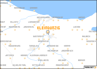 map of Klein Dunzig