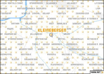 map of Kleine Bergen