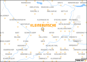 map of Kleine Bünsche