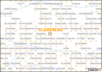 map of Kleineheide