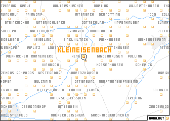 map of Kleineisenbach