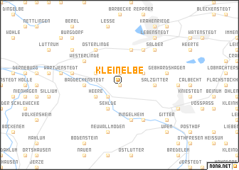 map of Klein Elbe