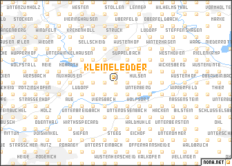 map of Kleine-Ledder