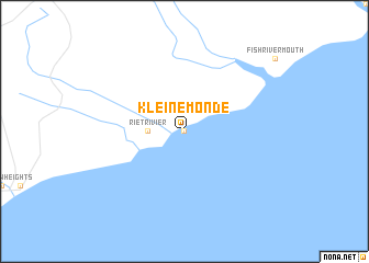 map of Kleinemonde