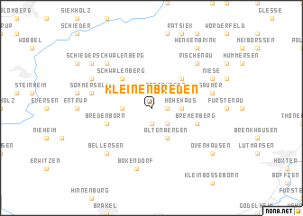 map of Kleinenbreden