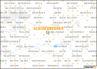 map of Kleinenbremen