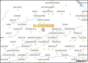 map of Kleinenging