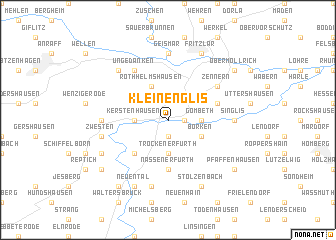 map of Kleinenglis