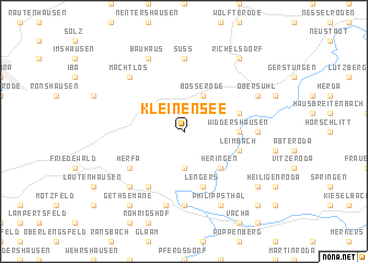 map of Kleinensee