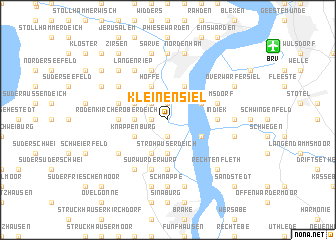 map of Kleinensiel