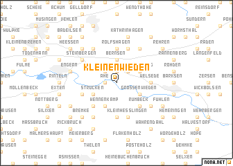 map of Kleinenwieden